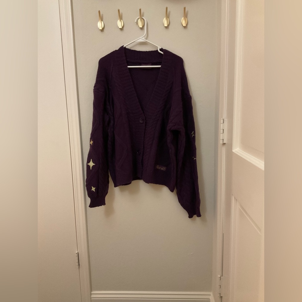 Speak Now Taylor’s Version Official Merch Purple Sweater With Yellow Stars